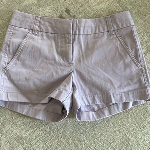 00 lavender j crew chino shorts